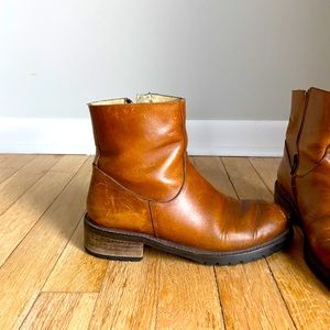 Vintage Leather Booties